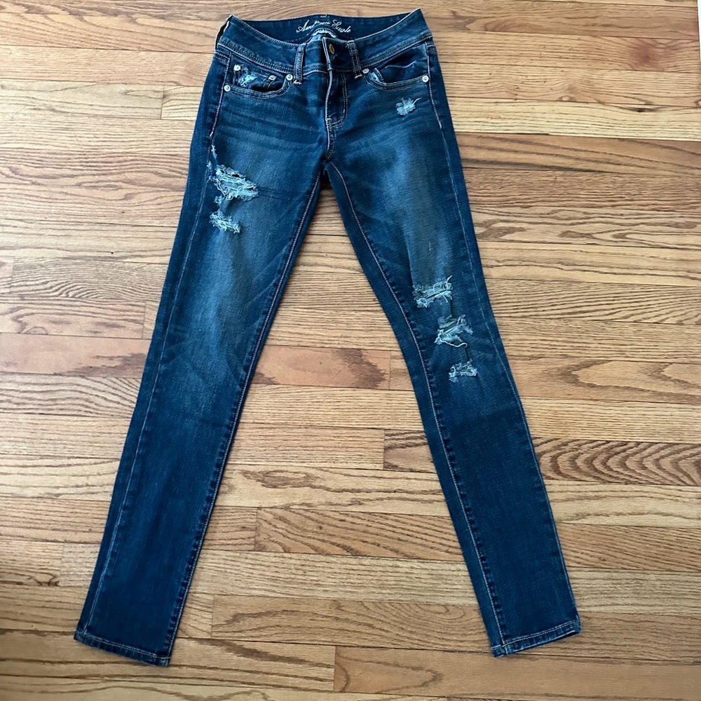 American Eagle Distressed Skinny Jeans